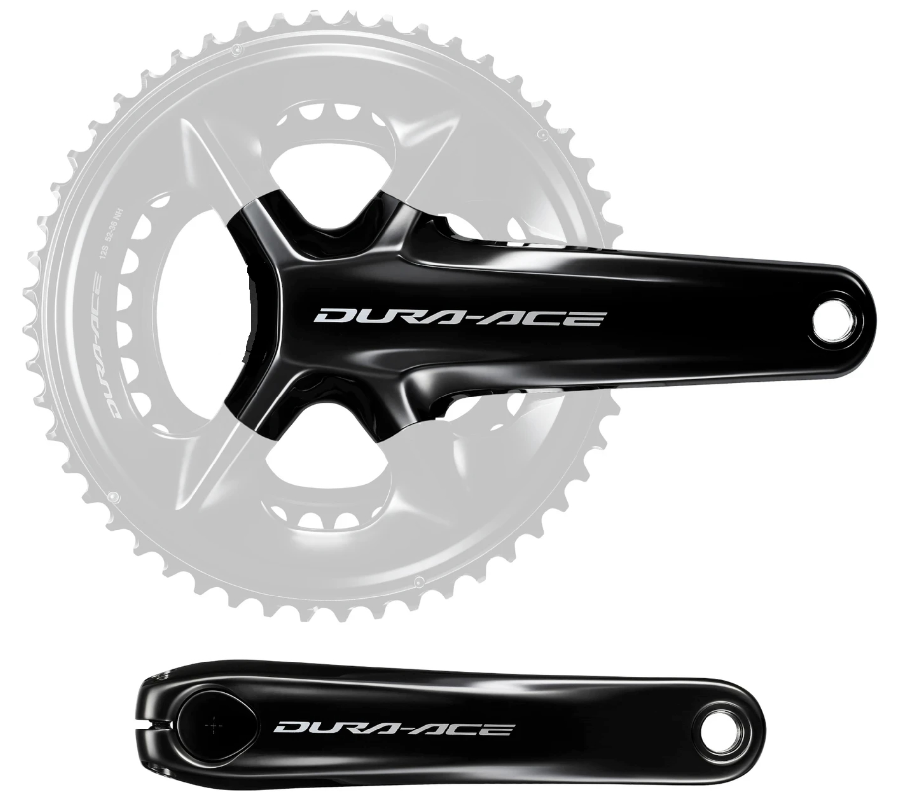 Shimano Dura Ace Crank Arms and Axle - 172.5mm