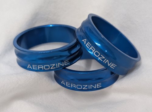 Aerozine CNC Spacers - 10mm Pack Of 3 - Blue