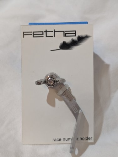 Fetha Industries Race Number Holder - Silver