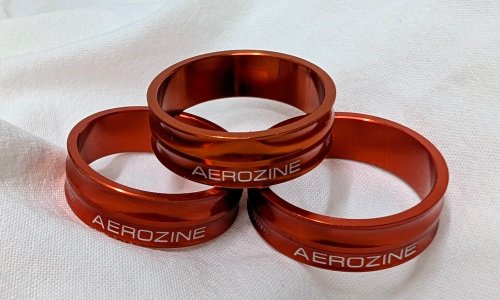 Aerozine CNC Spacers - 10mm Pack Of 3 - Orange