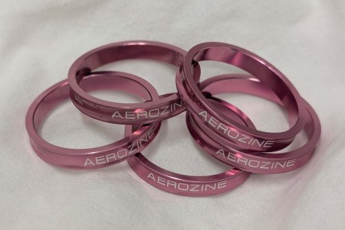 Aerozine CNC Spacers - 5mm Pack Of 5 - Pink