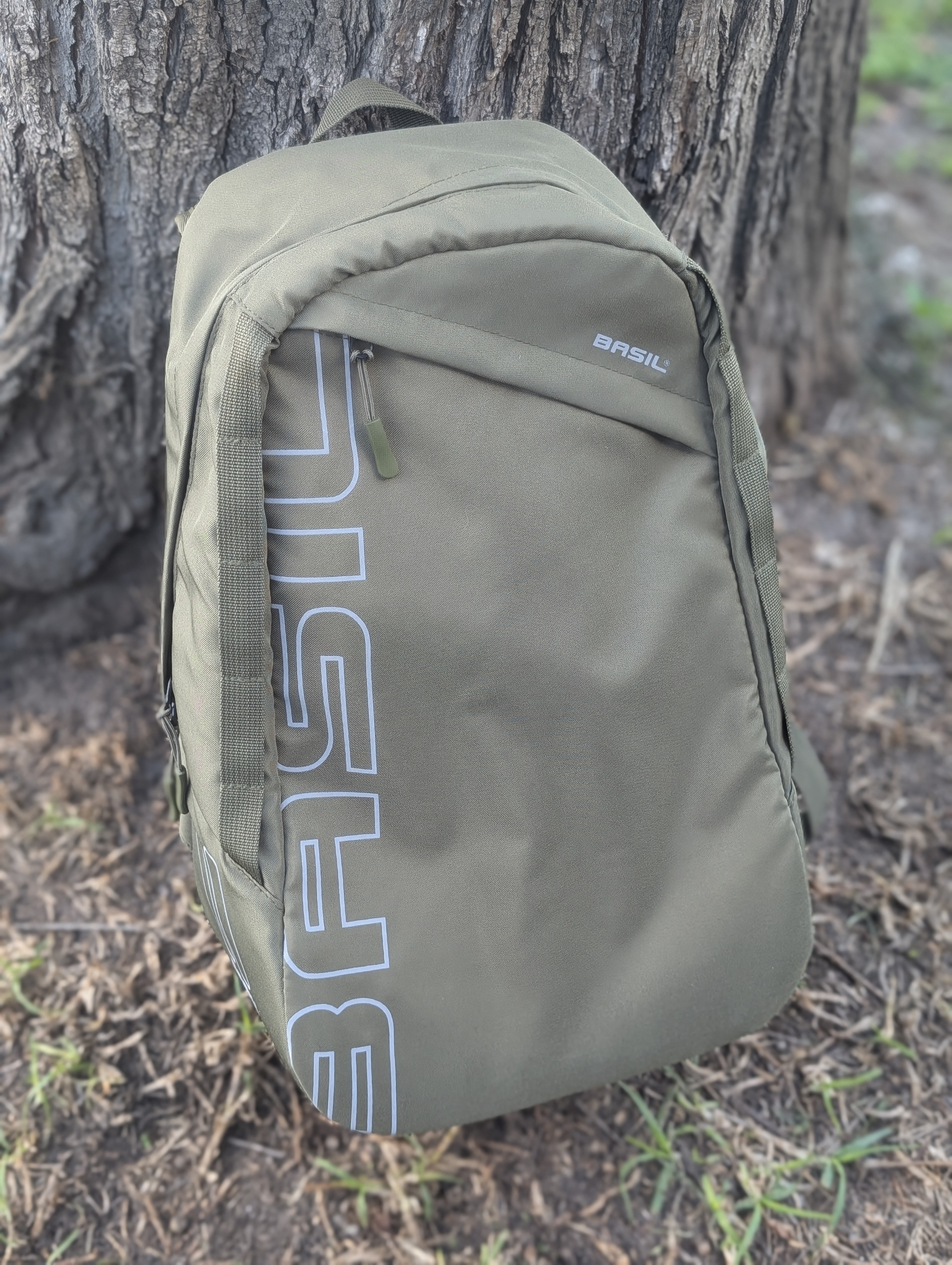 Basil Flex Bicycle Backpack - Forest Green
